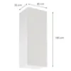 Obrazek Korpus Luxeo K04-G40(100) biały