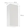 Obrazek Korpus Luxeo K04-G45(100) biały