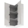 Obrazek Korpus Luxeo K04-G60N2(100) biały