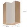 Obrazek Korpus Luxeo K04-G60N2(100) dąb puccini