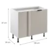 Obrazek Korpus Luxeo K04-D100N biały