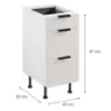 Obrazek Korpus Luxeo K04-D40S3-AX biały