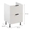 Obrazek Korpus Luxeo K04-D60IN-AX biały