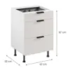 Obrazek Korpus Luxeo K04-D60S3-AX biały