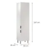 Obrazek Korpus Luxeo K04-D60T-AX biały