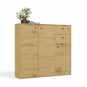 Komoda trzydrzwiowa 3D2S Frank dąb artisan