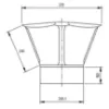 Obrazek Daszek wentylacyjny 200 DPOK32