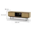 Obrazek Szafka Rtv Deco 150 Baltic Dune