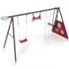 Obrazek Metalowy plac zabaw Allan 390x150x195 cm czerwony