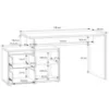 Obrazek Biurko Mimatte Piaskowy L/R Avnb131-M846