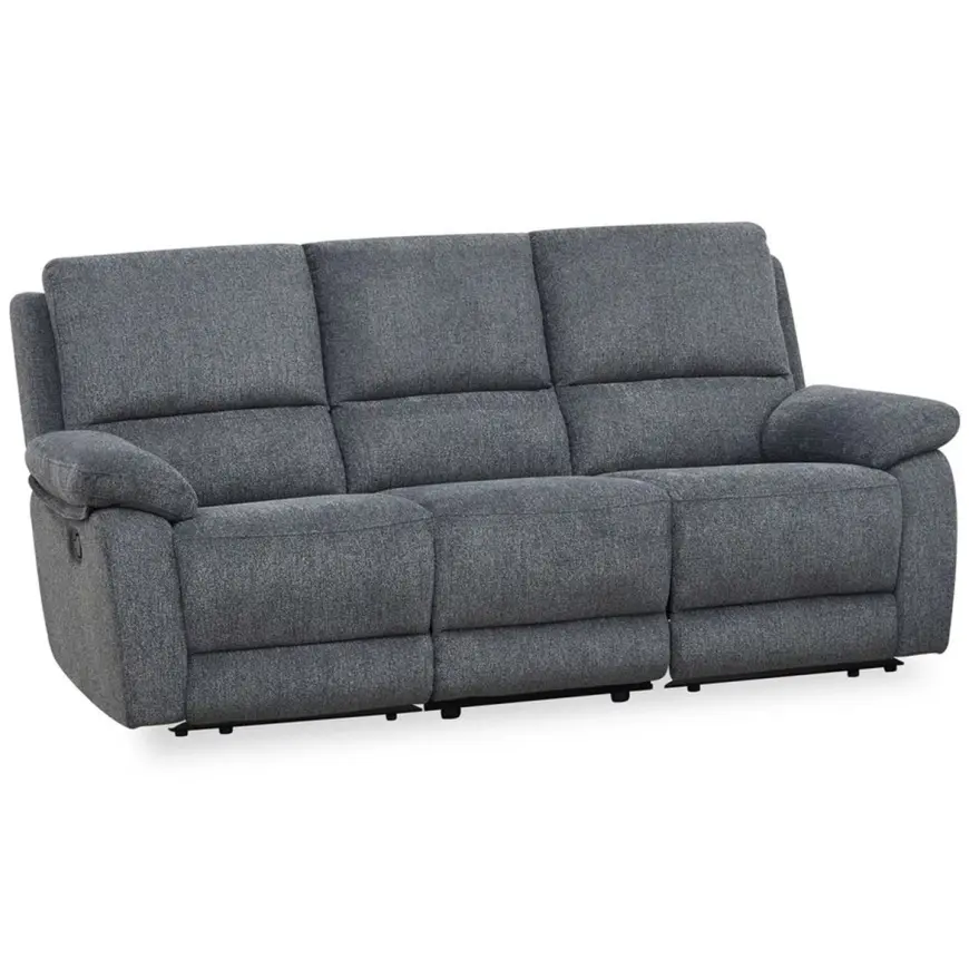 Sofa Aruba 3S+2REC szara z funkcją relax