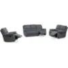 Obrazek Sofa Aruba 3S+2REC szara z funkcją relax