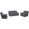 Obrazek Sofa Aruba 2S+2REC szara z funkcją relax