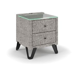 Obrazek Szafka nocna z USB/LED Vincent