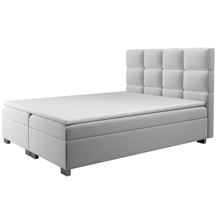 Łóżko Kanada z topperem 140x200 Alfa 17