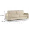 Obrazek Sofa Peroni 160 ze stelażem włoskim Misterio 40