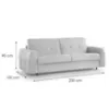 Obrazek Sofa Peroni 160 ze stelażem włoskim Misterio 80