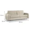Obrazek Sofa Peroni 180 ze stelażem włoskim Misterio 07