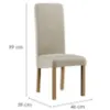Obrazek Krzesło Madryt Dąb Lefkas/Manila Nr.02