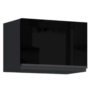 Obrazek Szafka kuchenna Brick G50OK czarny/czarny połysk HG