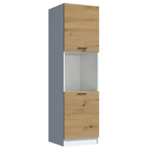Obrazek Szafka kuchenna Economic D60 KU słupek biały/artisan