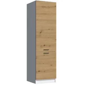 Obrazek Szafka kuchenna Economic D60 słupek biały/artisan