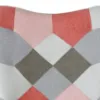 Obrazek Fotel Maddie różowy patchwork
