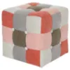 Obrazek Pufa Maddie różowy patchwork