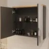 Obrazek Szafka wisząca lustrzana 80 OVO lava mat