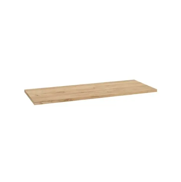 Blat łazienkowy Uni f120 120x2.5x46 dąb craft złoty