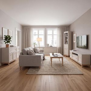 Obrazek Szafa Windsor 10w Kashmir/Dąb Naturalny