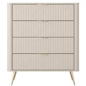 Obrazek Komoda Lante Beige 4s Beż