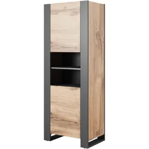 Obrazek Witryna Wood Ii Wotan/ Antracyt