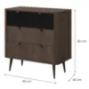 Obrazek Komoda 90 Marley 11 3s Baltic Storm/Czarny
