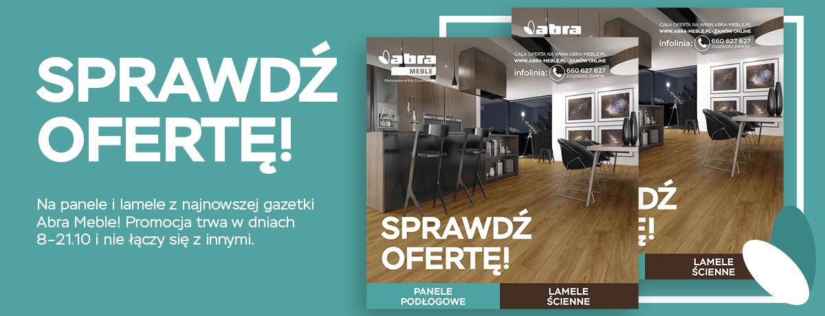 W najnowszej gazetce panele i lamele