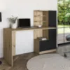 Obrazek Biurko Hobas Dąb Artisan/Czarny