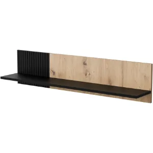 Obrazek Półka Merci 110 Dąb Artisan / Czarny