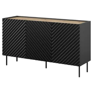 Komoda 150 3d2sz Onda Czarny