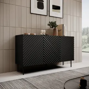 Obrazek Komoda 150 3d2sz Onda Czarny