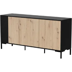 Obrazek Komoda 150 Merci Dąb Artisan / Czarny