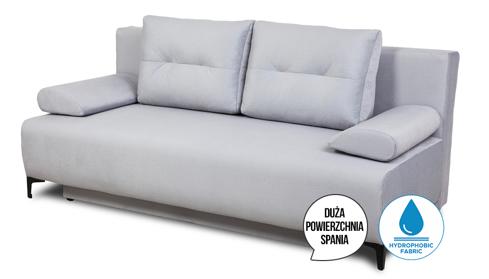 Sofa rozkładana Viera popielata