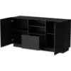 Obrazek Komoda Liverti 150 2d1s Czarny Mat