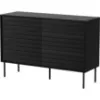 Obrazek Komoda Cortina 120 1d3s Czarny/ Czarny
