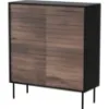 Obrazek Komoda Cortina 100 4d Czarny/ Orzech