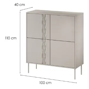Obrazek Komoda 4d Tresse Beż