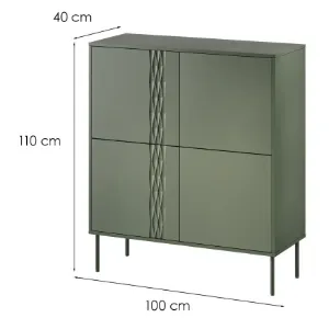 Obrazek Komoda 4d Tresse Zieleń