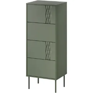 Obrazek Komoda 4s Tresse Zieleń