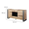 Obrazek Komoda Wood Ii Wotan/ Antracyt