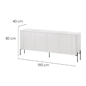 Obrazek Komoda Vera 190 Biała