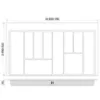 Obrazek Wkład szufladowy Max 90 790-850x490 grafit TE36.0124.05.007